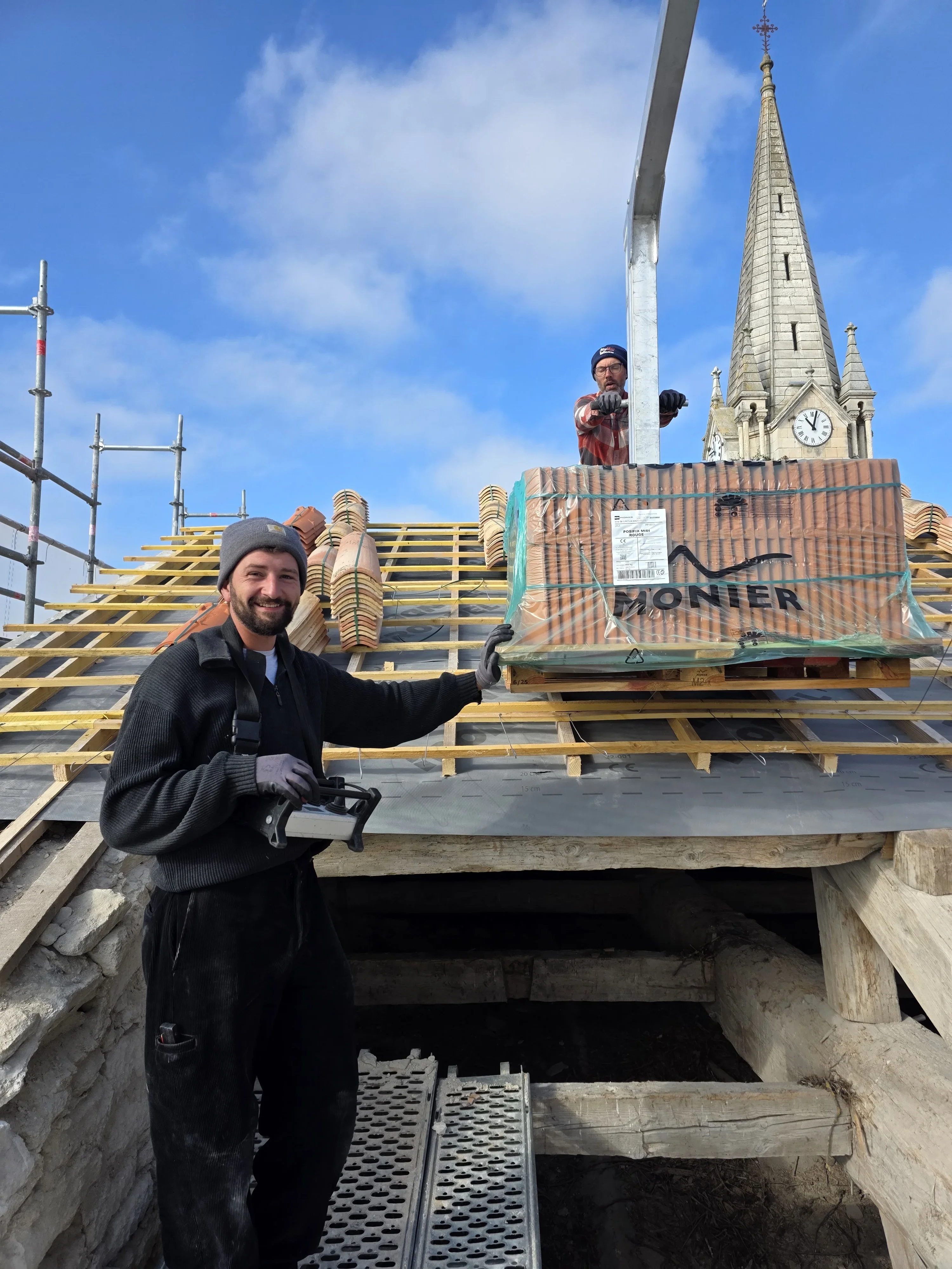 Maxime Morin, gérant de MZ Couverture