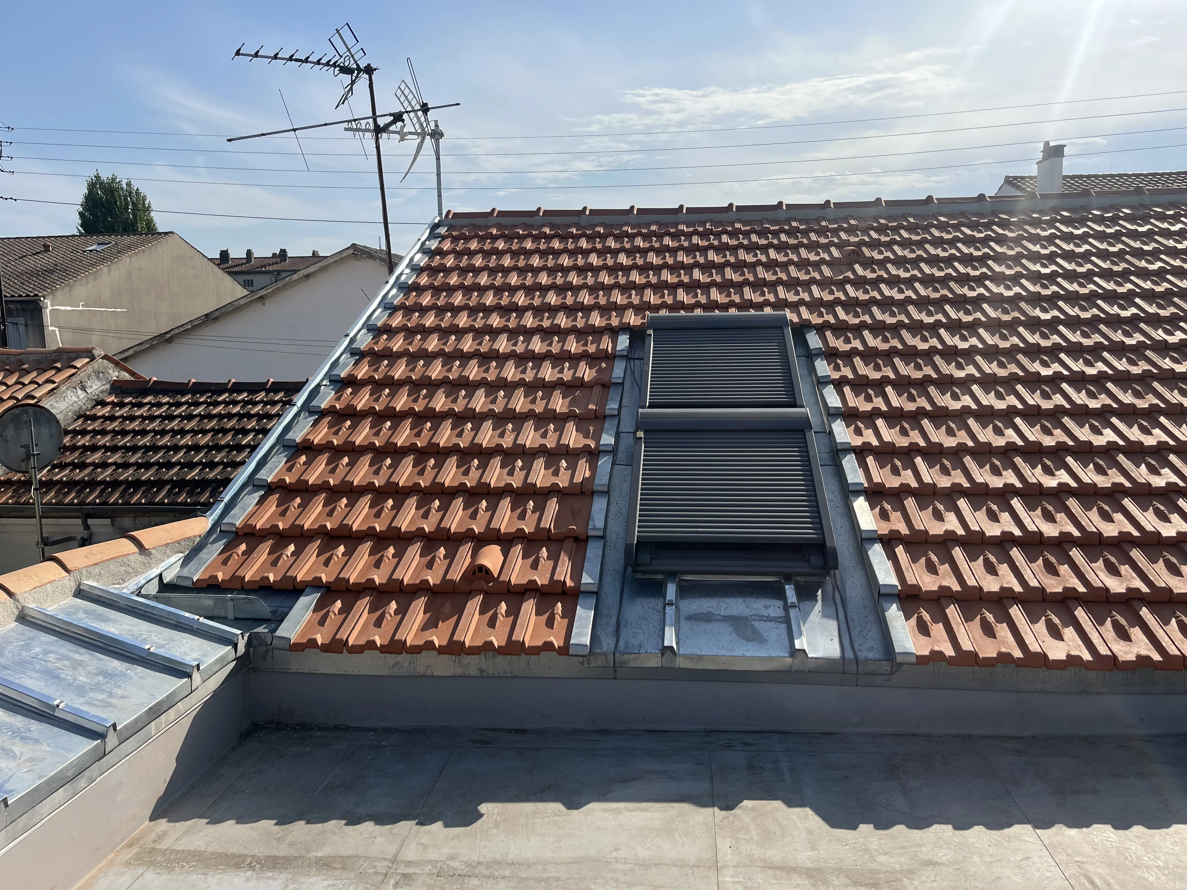 Installation fenêtre de toit